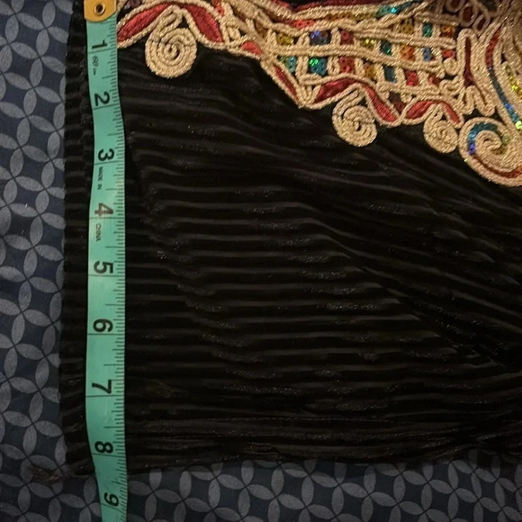 Vintage style velvet Sunday V neck rhinestone Bou Bou romper - Picture 8 of 11